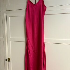 Vibrant Pink Maxi Dress